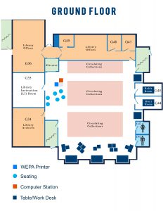 Library Ground Floor Map