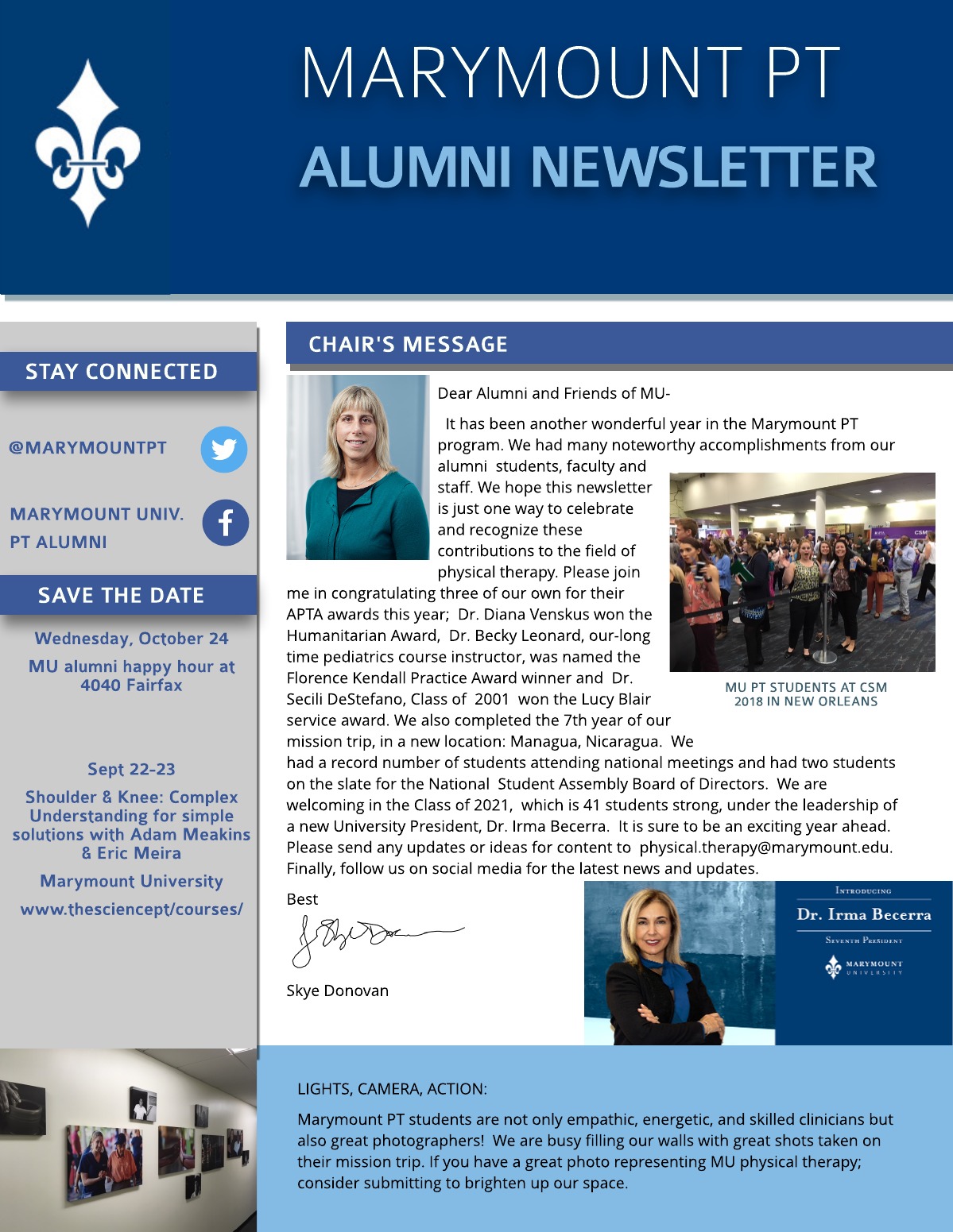 Alumni Newsletter Photo