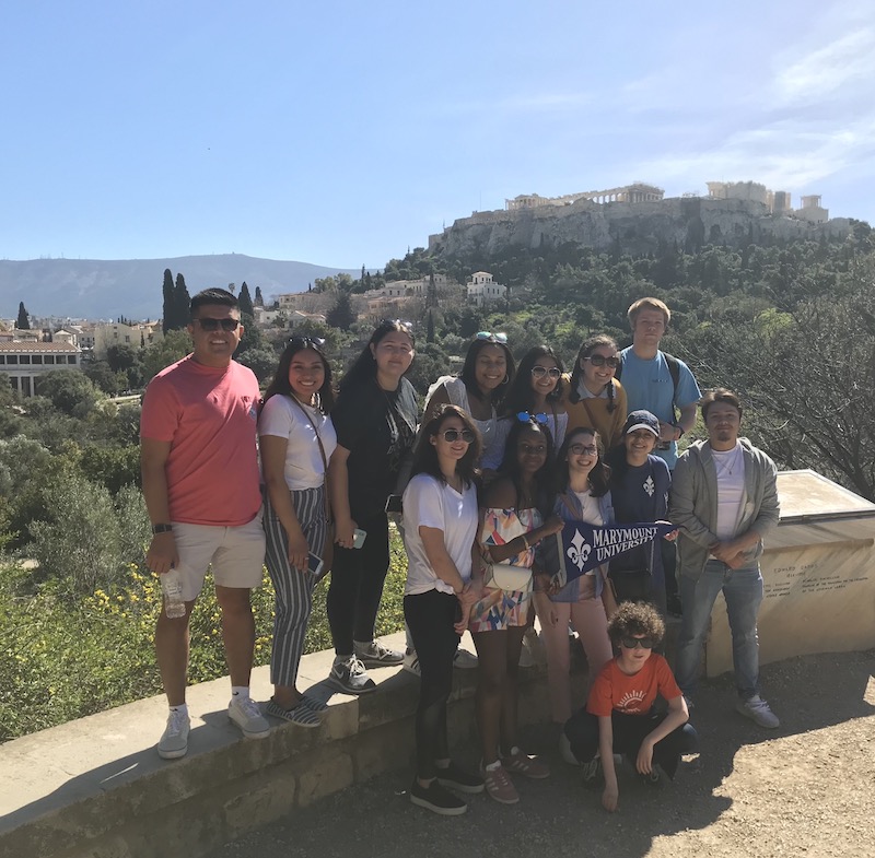Marymount history students