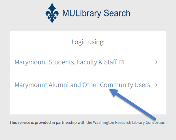 Accessing MyLibrary