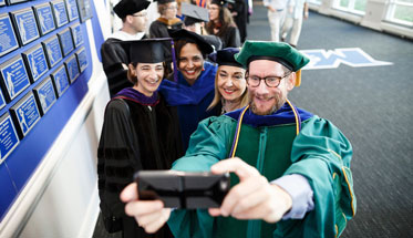 Faculty Selfie at Convocation